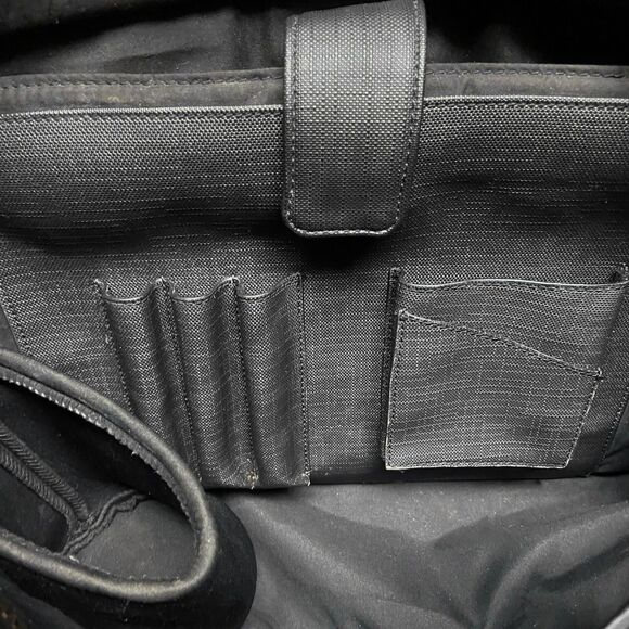 Dagne Dover Legend Signature Tote 15" Laptop Shoulder Bag Canvas Onyx Black - Picture 8 of 16